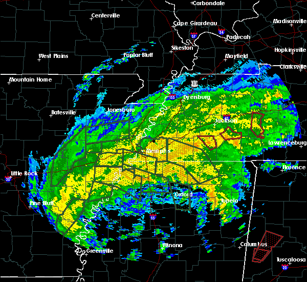 Interactive Hail Maps Hail Map for Henderson, TN