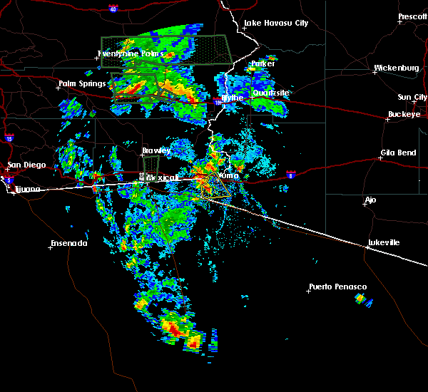 Interactive Hail Maps Hail Map for Winterhaven, CA