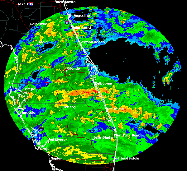 Interactive Hail Maps Hail Map for Kissimmee, FL