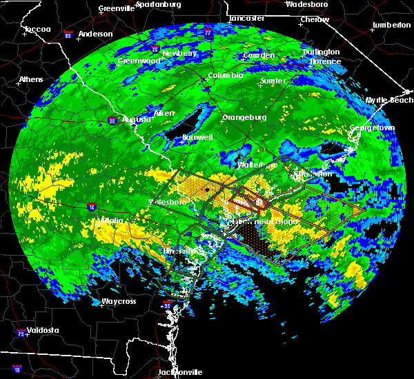 Interactive Hail Maps Hail Map for Edisto Beach, SC