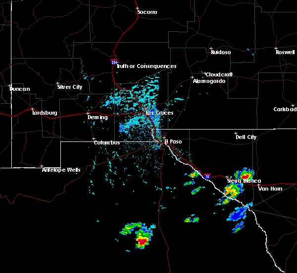 Interactive Hail Maps Hail Map for Sierra Blanca, TX
