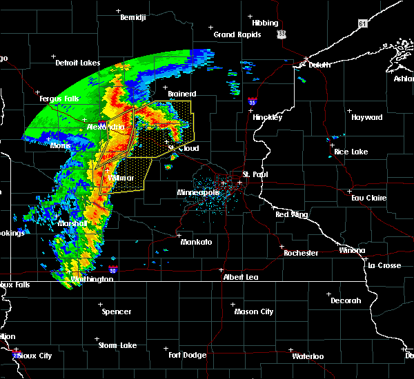 Interactive Hail Maps Hail Map for Paynesville, MN