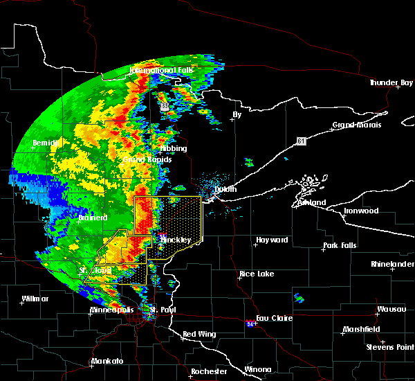 Interactive Hail Maps Hail Map for Cloquet, MN