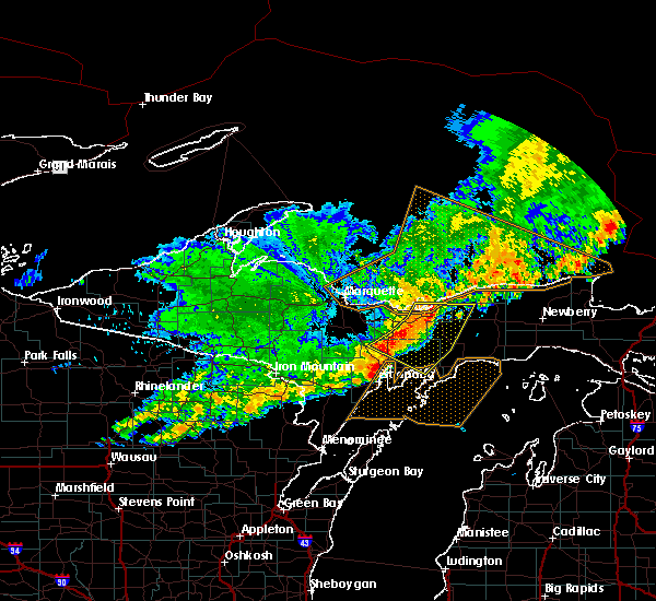 Interactive Hail Maps Hail Map for Munising, MI