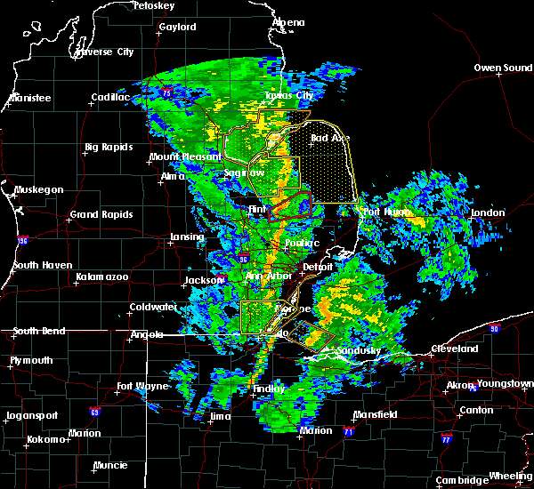 Interactive Hail Maps Hail Map for Mayville, MI