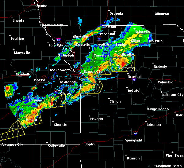 Interactive Hail Maps Hail Map for Carrollton, MO