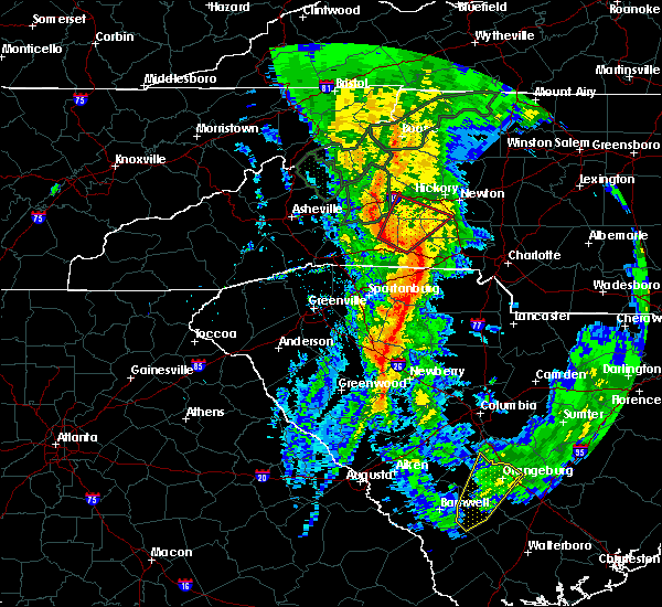 Interactive Hail Maps Hail Map for Lawndale, NC