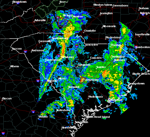 Interactive Hail Maps Hail Map for Cordova, SC