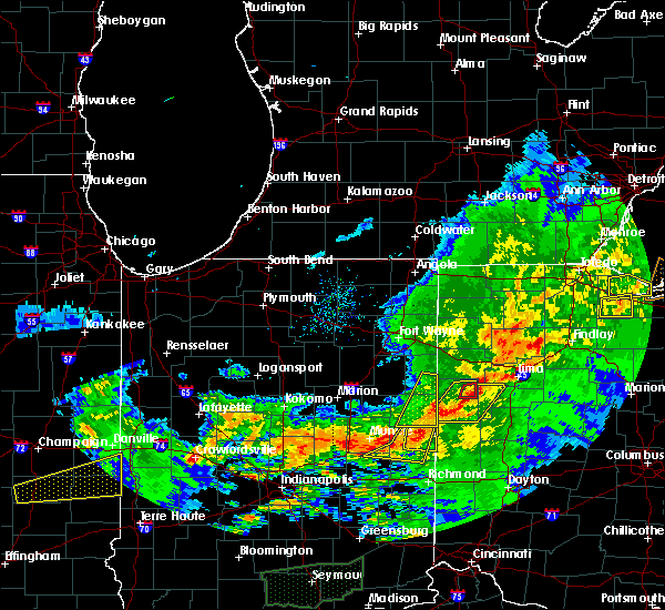 Interactive Hail Maps Hail Map for Mendon, OH