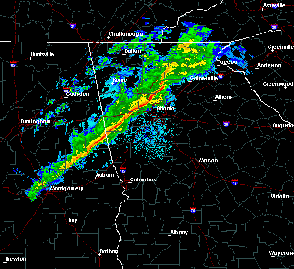 Interactive Hail Maps Hail Map for Carrollton, GA