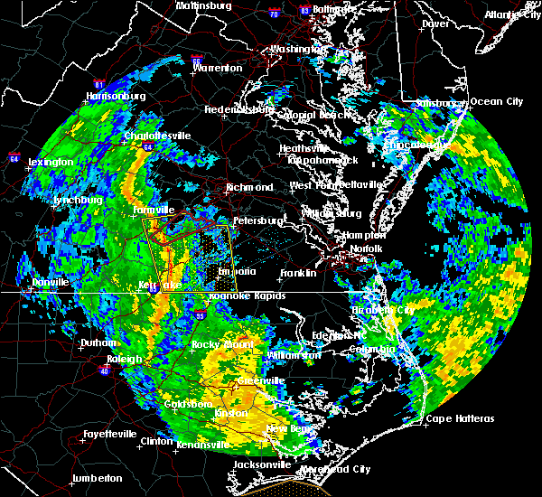 Interactive Hail Maps Hail Map for Crewe, VA