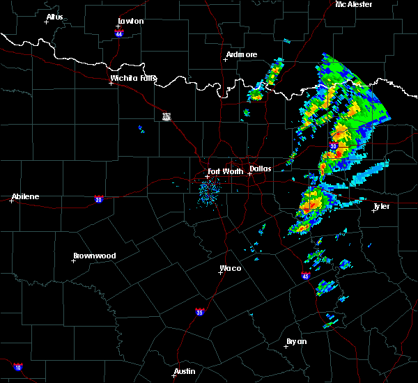 Interactive Hail Maps Hail Map for Kemp, TX