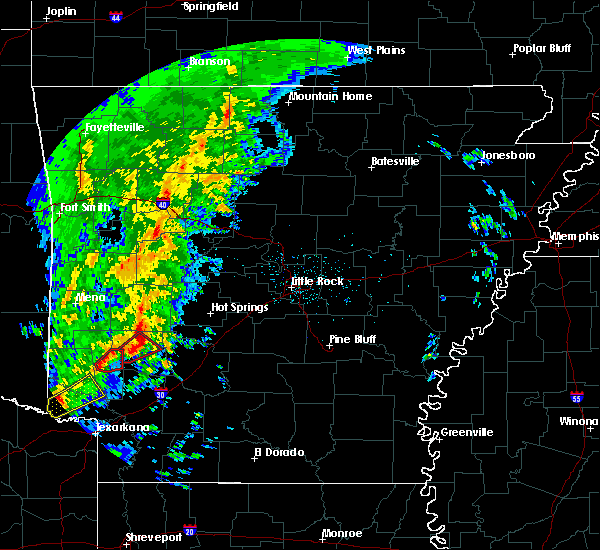 Interactive Hail Maps Hail Map for Hot Springs, AR