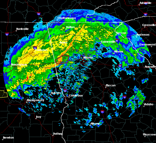 Interactive Hail Maps Hail Map for Mount Zion, GA