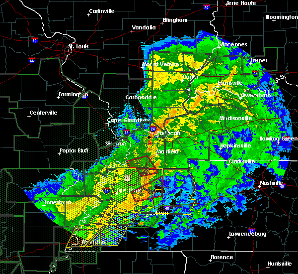 Interactive Hail Maps Hail Map for Cottage Grove, TN