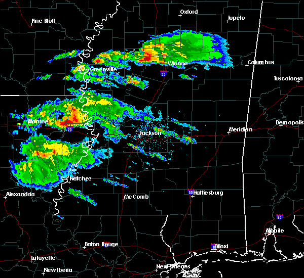 Interactive Hail Maps Hail Map for Carrollton, MS