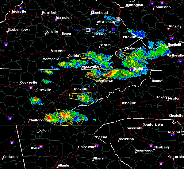 Interactive Hail Maps Hail Map for McCaysville, GA