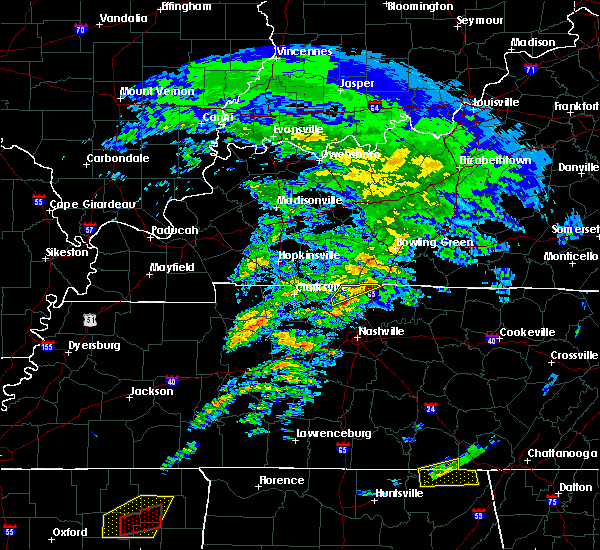 Interactive Hail Maps Hail Map for Springfield, TN