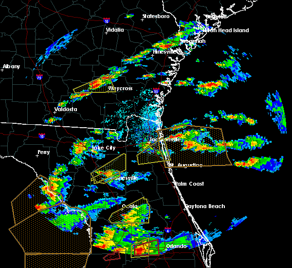 Interactive Hail Maps Hail Map for Gainesville, FL