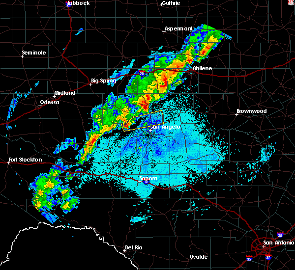 Interactive Hail Maps Hail Map for San Angelo, TX