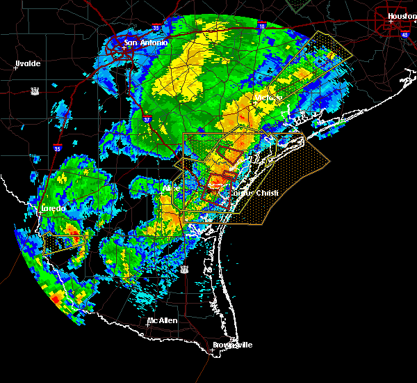Interactive Hail Maps Hail Map for Ingleside, TX