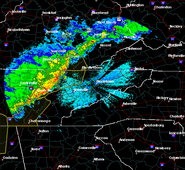 Interactive Hail Maps Hail Map for Crossville, TN