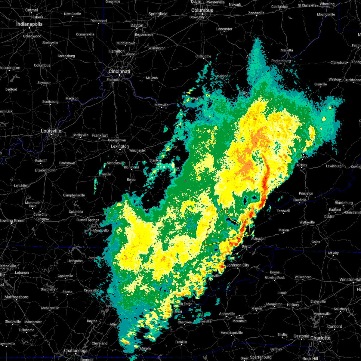 Interactive Hail Maps Hail Map for Big Stone Gap, VA