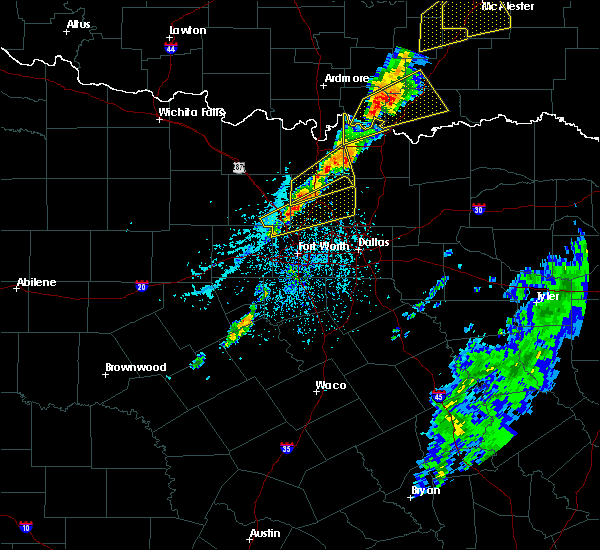 Interactive Hail Maps Hail Map for Denton, TX