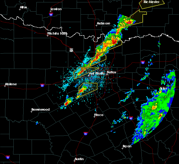 Interactive Hail Maps Hail Map for Denison, TX