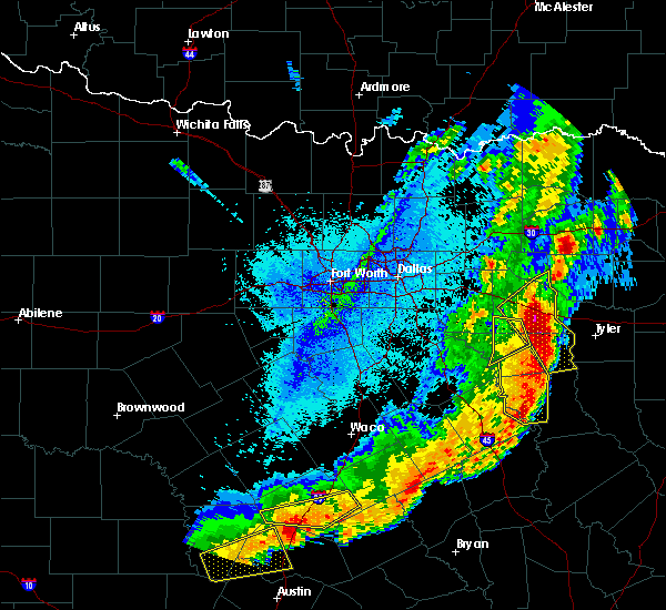 Interactive Hail Maps Hail Map for Palestine, TX