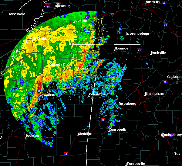 Interactive Hail Maps Hail Map for Grenada, MS