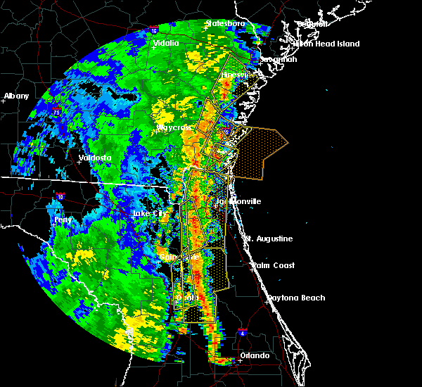 Interactive Hail Maps Hail Map for Brunswick, GA