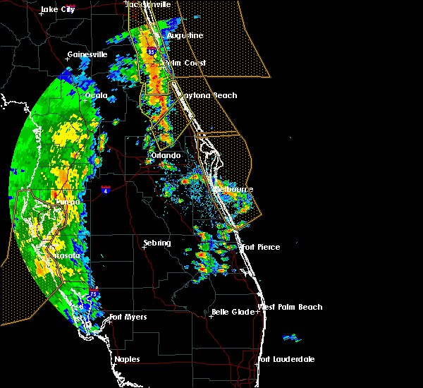 Interactive Hail Maps Hail Map for Edgewater, FL