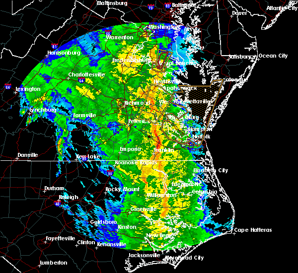 Interactive Hail Maps Hail Map for Smithfield, VA