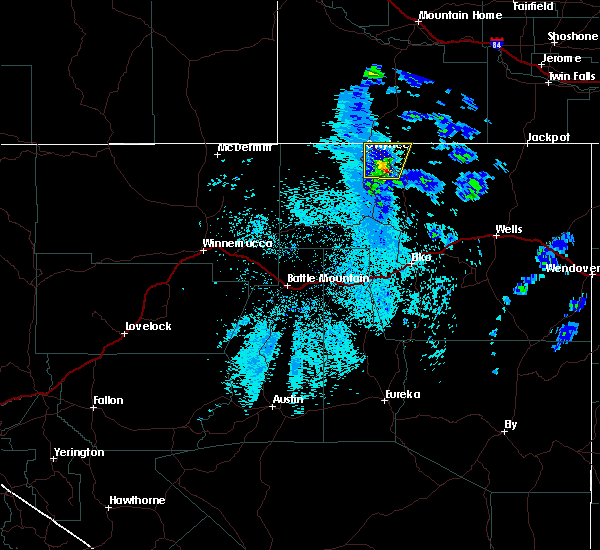 Interactive Hail Maps Hail Map for Owyhee, NV
