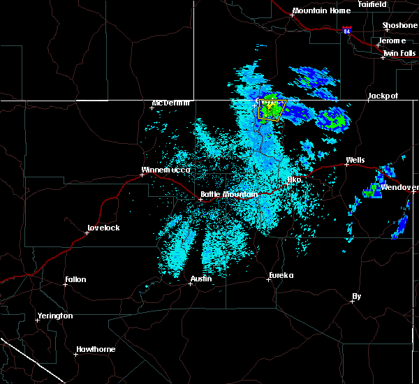 Interactive Hail Maps Hail Map for Owyhee, NV