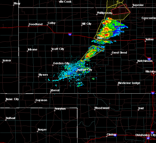 Interactive Hail Maps Hail Map for La Crosse, KS