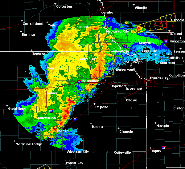 Interactive Hail Maps Hail Map for Wamego, KS