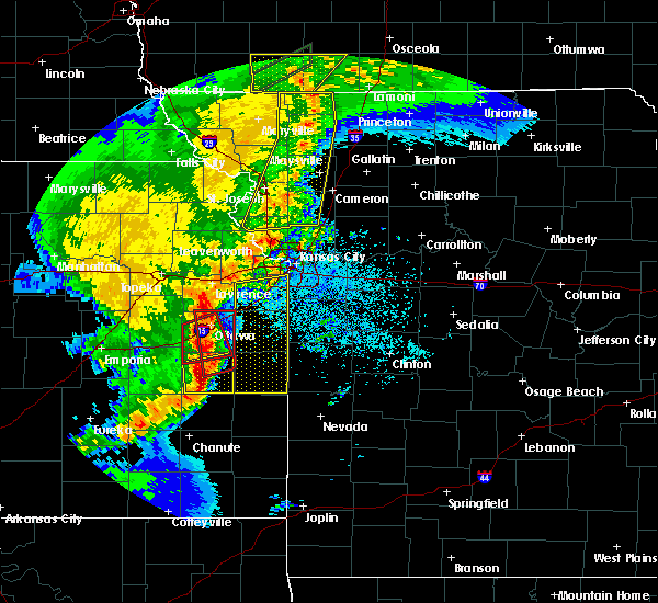 Interactive Hail Maps Hail Map for Olathe, KS