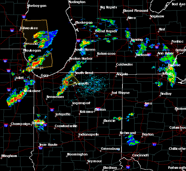 Interactive Hail Maps Hail Map for South Bend, IN(07)