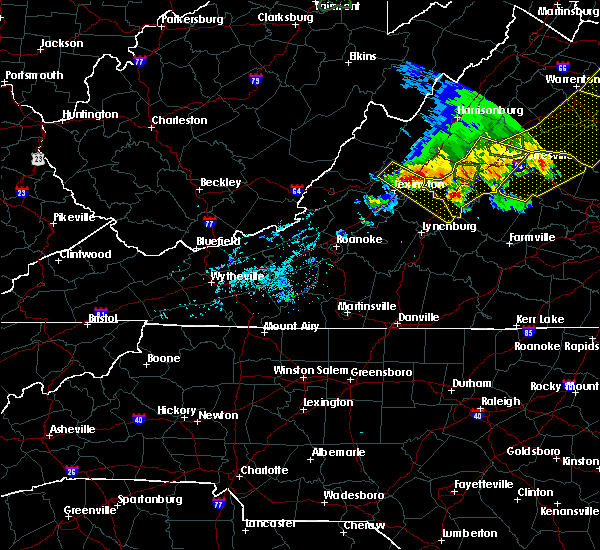 Interactive Hail Maps Hail Map for Charlottesville, VA