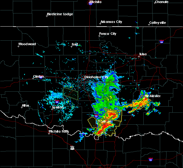 Interactive Hail Maps Hail Map for Ada, OK