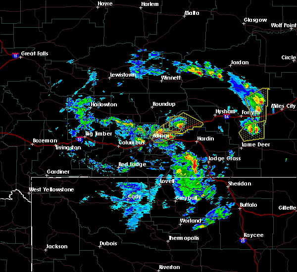 Interactive Hail Maps Hail Map for Custer, MT