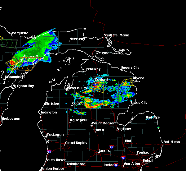 Interactive Hail Maps Hail Map for Ossineke, MI