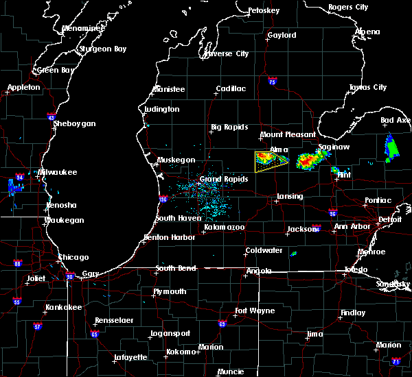 Interactive Hail Maps Hail Map for Carson City, MI