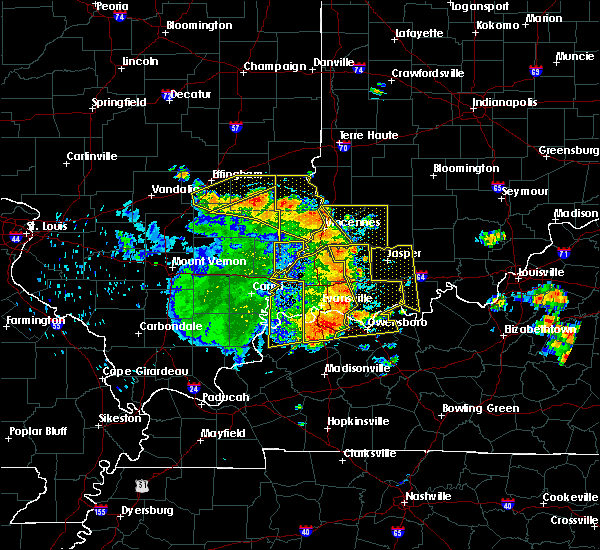 Interactive Hail Maps Hail Map for Evansville, IN