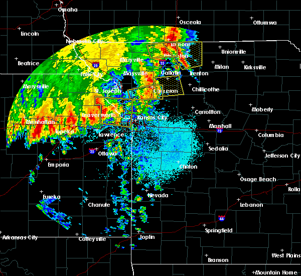 Interactive Hail Maps Hail Map for Shawnee, KS