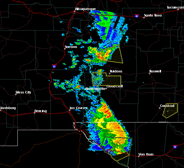 Interactive Hail Maps Hail Map for Tularosa, NM