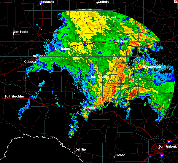 Interactive Hail Maps Hail Map for Eden, TX