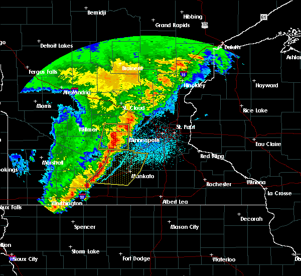 Interactive Hail Maps Hail Map for Darwin, MN